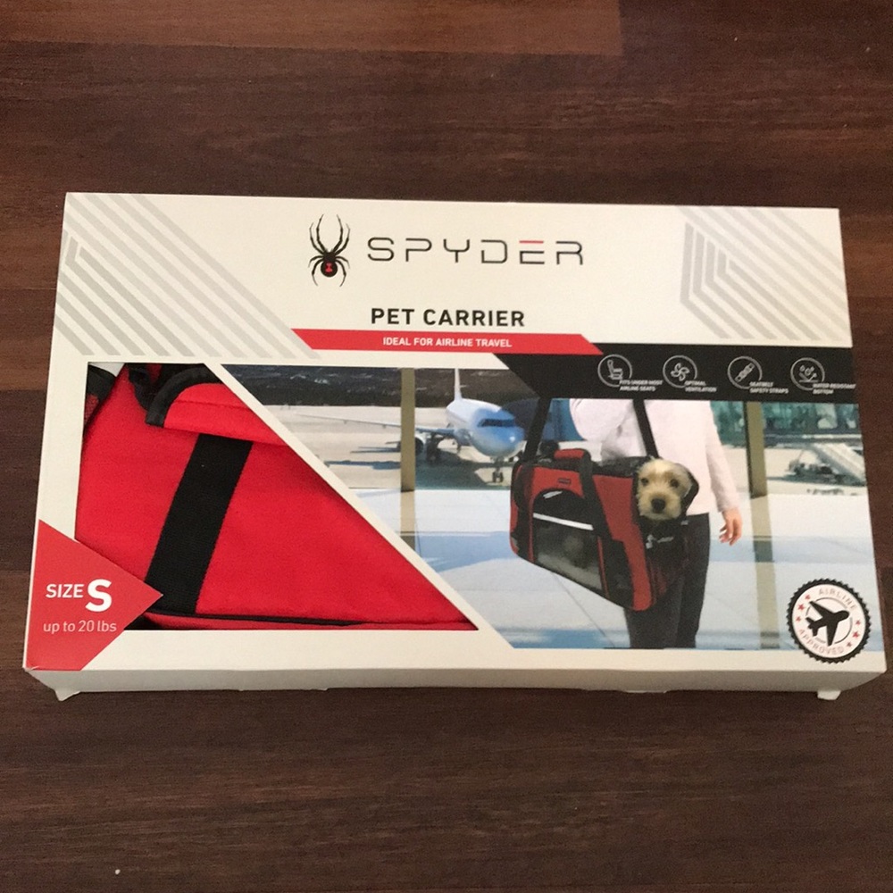 Spyder Small Dog or Cat Pet Carrier (Airplane Approved) New In Box - Picture 2 of 10